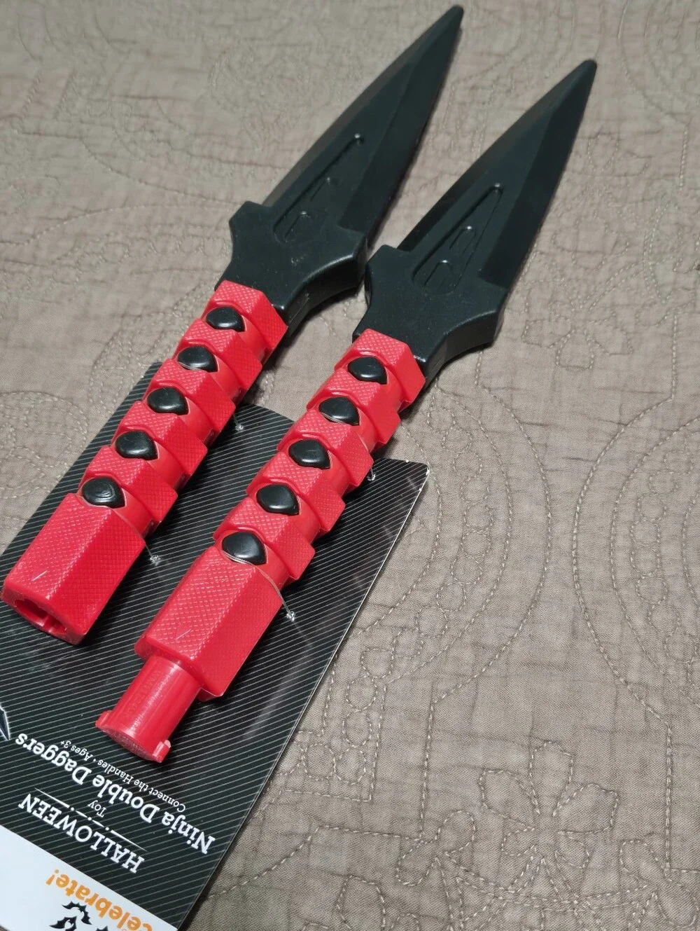 Way to Celebrate! Halloween Ninja Double Daggers Toy With Connectable Handles